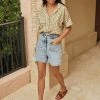 Next Damen Jeans Shorts - Bleach