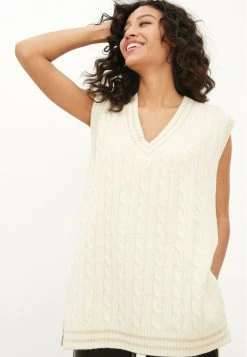 Next Damen Strickpullover - Off-white