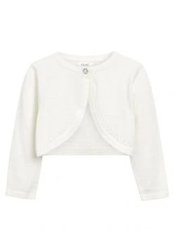 Next Kinder ECRU OCCASION SHRUG - Strickjacke - Off-white