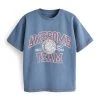 Next Kinder SHORT SLEEVE GRAPHIC (3-16YRS) - T-Shirt Print - Blue Football Team