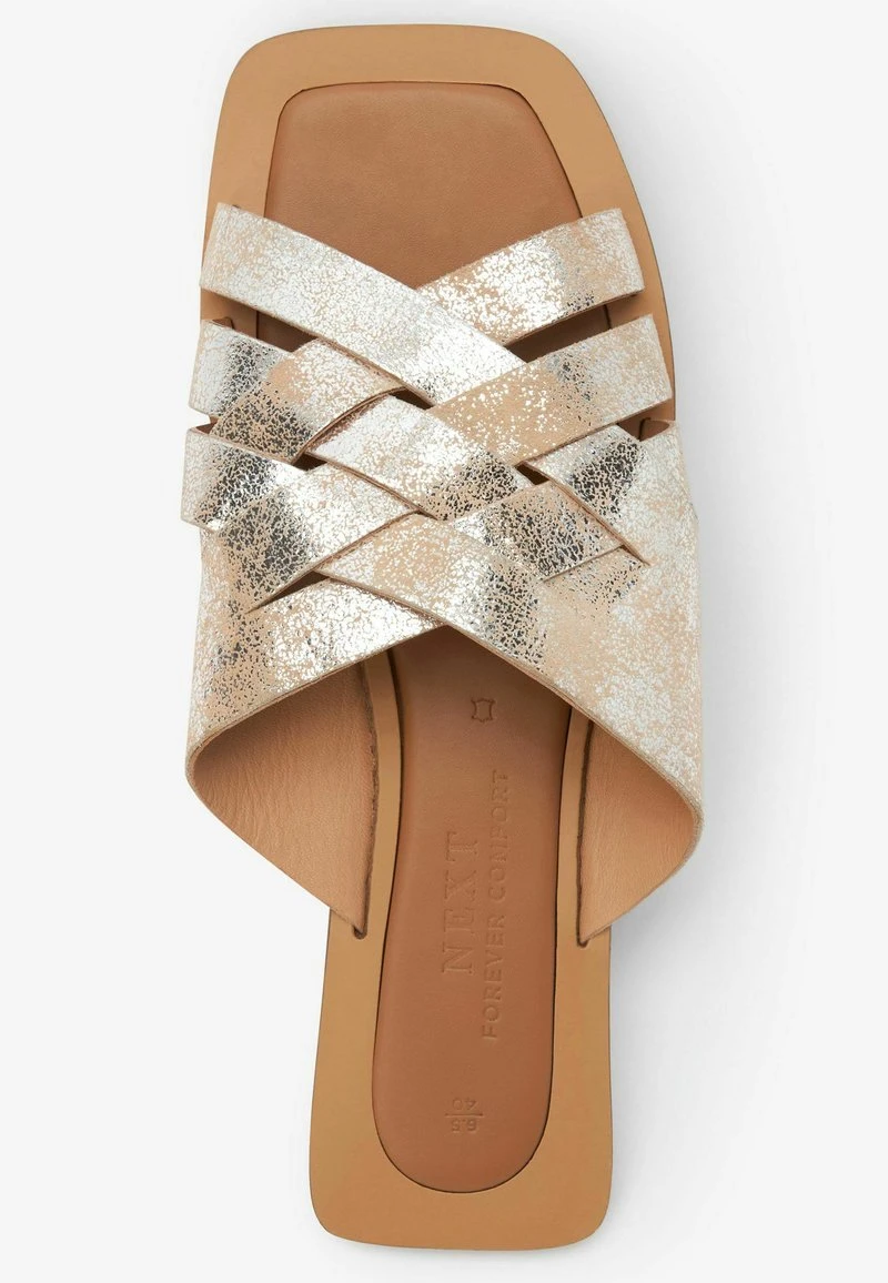 Next Damen SQUARE TOE SLOTTED - Pantolette Flach - Silver 3 Next Damen SQUARE TOE SLOTTED - Pantolette Flach - Silver – Bild 3