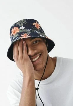 Next REVERSIBLE BUCKET - Hut - Navy Blue Floral | Herren