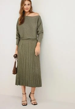 Next Damen SPARKLE - A-Linien-Rock - Khaki -Next Verkäufe 2022 94b2dbfd474f41fb8e41611edcb3b38e