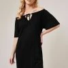 Next Damen Jerseykleid - Black