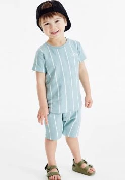 Next Kinder VERTICAL STRIPE SET - Shorts - Blue