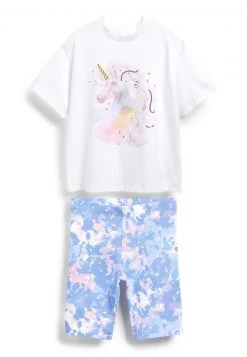 Next UNICORN SET - Shorts - Lilac Purple | Kinder -Next Verkäufe 2022 94edcfba45364d4083645a256d823ce9
