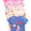 Next 5 PACK - T-Shirt Print - Pink | Kinder