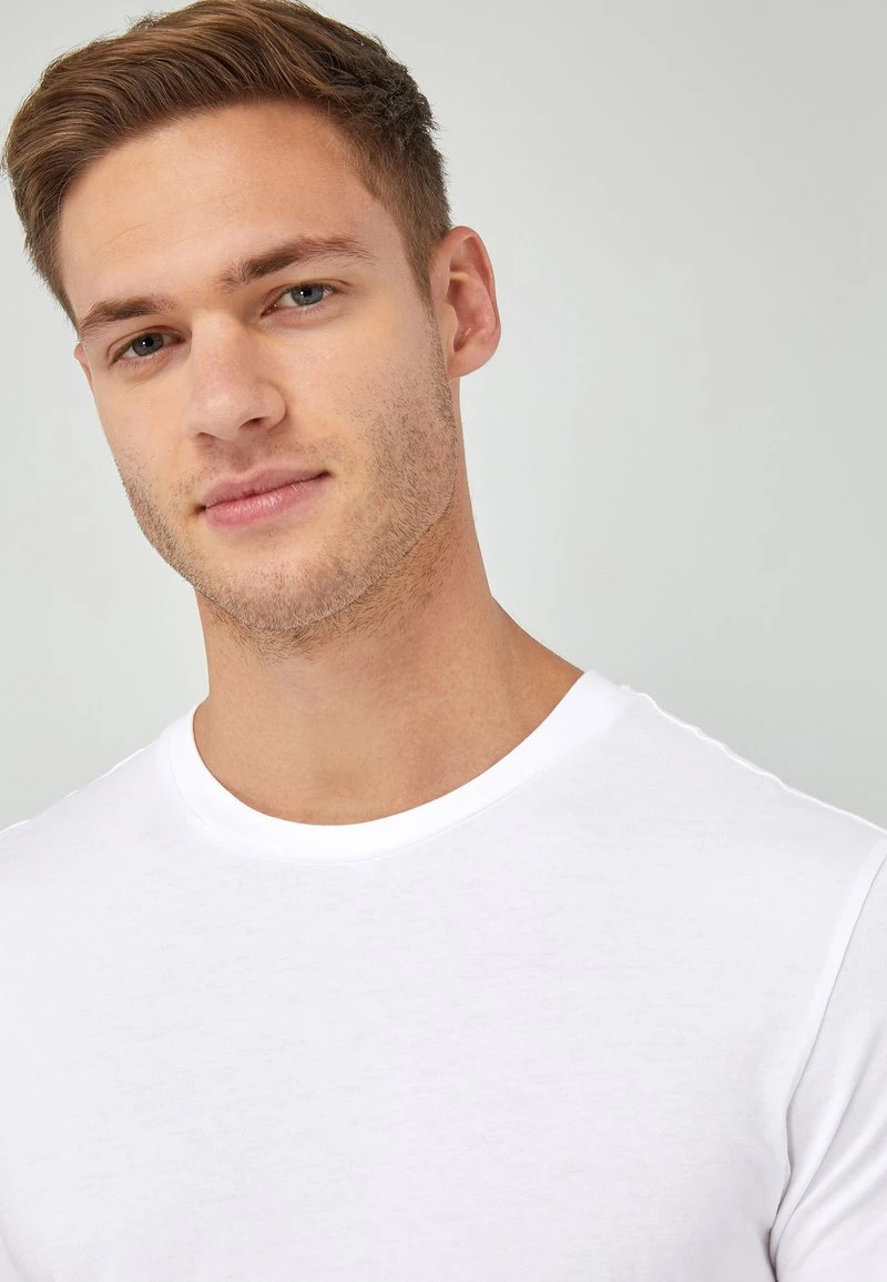 Next Herren CREW - T-Shirt Basic - Off White 3 Next Herren CREW - T-Shirt Basic - Off White – Bild 3