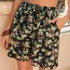 Next Damen Shorts - Black Floral