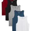 Next Herren FIVE PACK - Unterhemd/-shirt - Blue