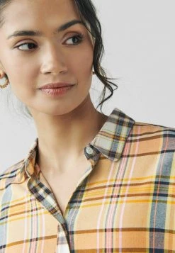 Next CHECK - Hemdbluse - Brown | Damen -Next Verkäufe 2022 9602ad9b2ca24e378048975e94311785