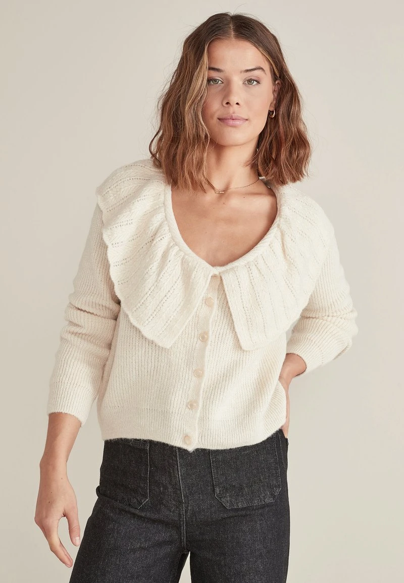 Next Damen Strickjacke - Off-white 1 Next Damen Strickjacke - Off-white