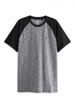 Next Herren BLOCK - T-Shirt Print - Charcoal Marl Raglan -Next Verkäufe 2022 968c2430f654487f969abdd962a6e214