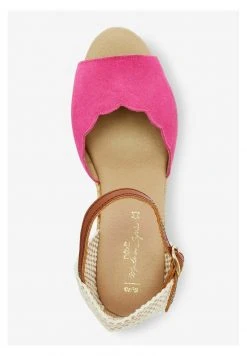 Next Damen SIGNATURE SCALLOPED - Keilsandalette - Pink -Next Verkäufe 2022 96961982e2f74447a0859b2db1f60fad