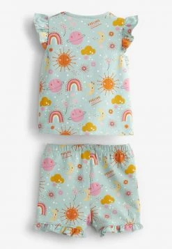 Next Kinder 2 PACK SET - Shorts - Pink And Green Rainbow -Next Verkäufe 2022 98419274ead74665a23469f29cd01ca5