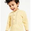 Next Kinder EMBROIDERED KURTA - Hemd - Yellow