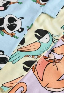 Next Kinder 3 PACK - T-Shirt Print - Blue /purple/yellow -Next Verkäufe 2022 98731b3cb31f49819d39bbadc9c105ea