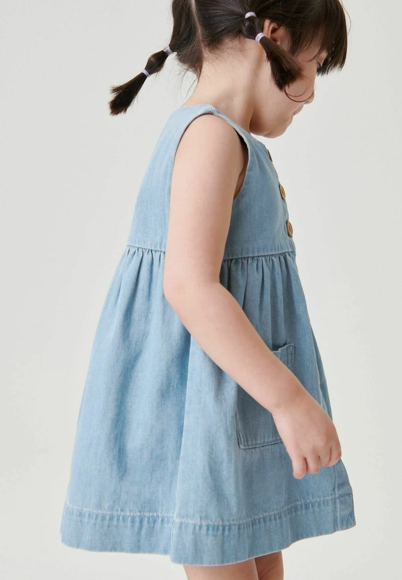 Next Kinder SLEEVELESS - Freizeitkleid - Blue Denim 2 Next Kinder SLEEVELESS - Freizeitkleid - Blue Denim – Bild 2