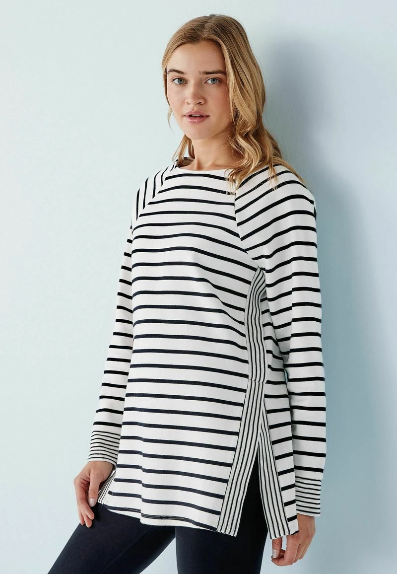 Next Damen PREMIUM STRIPE - Sweatshirt - Black On White 2 Next Damen PREMIUM STRIPE - Sweatshirt - Black On White – Bild 2
