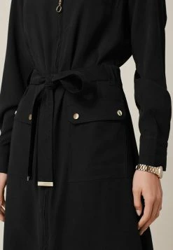 Next Damen MIDI ZIP FRONT - Blusenkleid - Black -Next Verkäufe 2022 9890ae5827374a74ba92862634205ee3