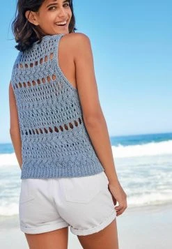 Next Damen CROCHET TANK - Top - Blue 5 Next Damen CROCHET TANK - Top - Blue -Next Verkäufe 2022 98a17ed35561418f83f86d88d4fa2bf5