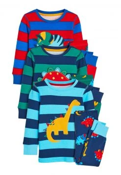 Next Kinder 3 SET - Nachtwäsche Set - Red