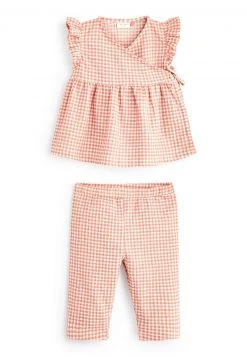 Next 2 PIECE - Stoffhose - Pink | Kinder