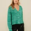 Next Damen SPACEDYE - Strickjacke - Green