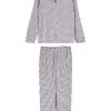 Next Pyjama - Grey White Gingham | Damen