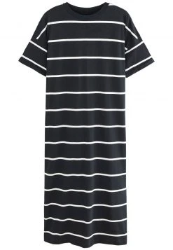 Next Damen SHORT SLEEVE - Jerseykleid - Black White Stripe -Next Verkäufe 2022 99fd172414b445338fdf70a690bd7a2f