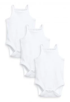 Next Unisex 3 PACK STRAPPY - Body - White