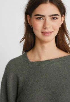 Next Damen ASYMMETRIC NECK - Strickpullover - Charcoal Grey -Next Verkäufe 2022 9a1c641f7f1649e88ee23e8390667509