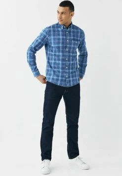 Next Herren WESTERN - Hemd - Blue Check -Next Verkäufe 2022 9a225482e0cf4146bd7b4bff6711e326