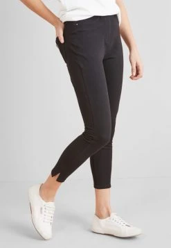Next JERSEY CROPPED - Leggings - Hosen - Black | Damen