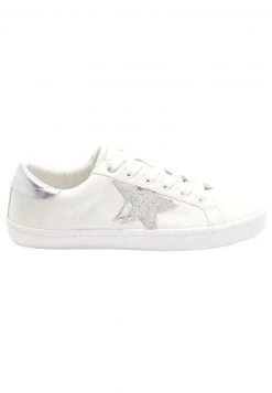 Next Damen FOREVER COMFORT STAR - Sneaker Low - White And Silver