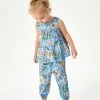 Next SET - Stoffhose - Blue Floral | Kinder
