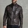 Next Herren Lederjacke - Brown