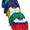 Next Unisex COLOURBLOCK LONG SLEEVE T-SHIRTS 5 PACK - Langarmshirt - Green