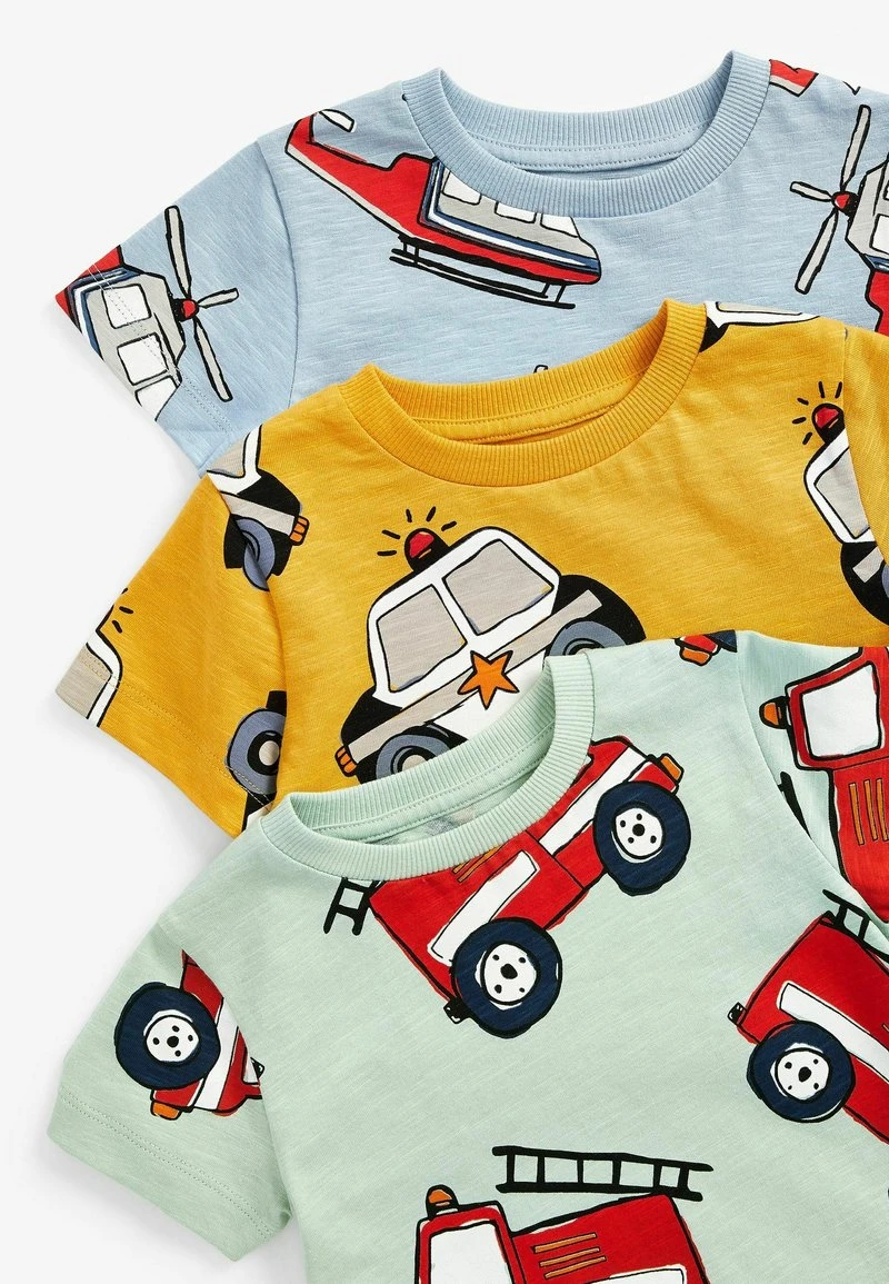 Next Kinder 3 PACK - T-Shirt Print - Light Blue 6 Next Kinder 3 PACK - T-Shirt Print - Light Blue – Bild 6