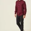 Next Herren LONG SLEEVE OXFORD - Hemd - Dark Purple