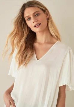 Next Damen Bluse - Off/white -Next Verkäufe 2022 9c9162a859b4478ebfe2ba2779e793db
