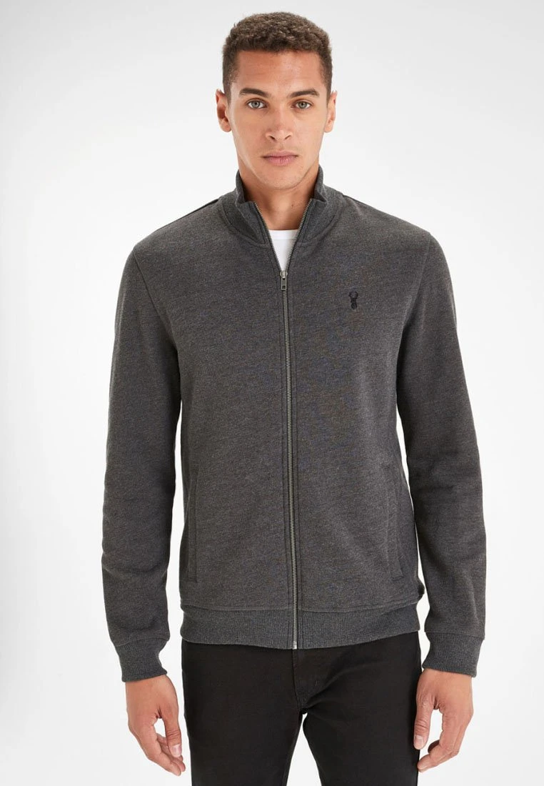Next Herren Sweatjacke - Dark Grey 1 Next Herren Sweatjacke - Dark Grey