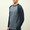 Next Herren LONG SLEEVE - Langarmshirt - Blue