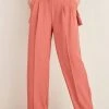 Next Damen PLEATED FRONT WIDE LEG - Stoffhose - Pink
