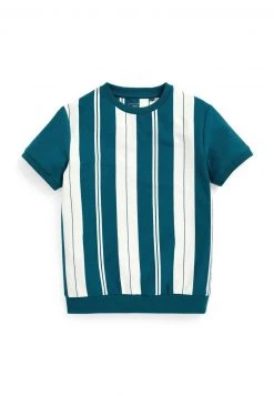 Next Kinder VERTICAL STRIPE - T-Shirt Print - Teal