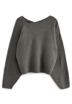 Next Damen ASYMMETRIC NECK - Strickpullover - Charcoal Grey -Next Verkäufe 2022 9d48ca4adf774520bf00cde98212bc22