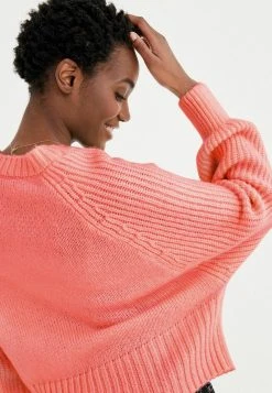 Next Damen VOOP NECK - Strickpullover - Pink -Next Verkäufe 2022 9d6c73b4d7494ab6836740d7b1bb7055