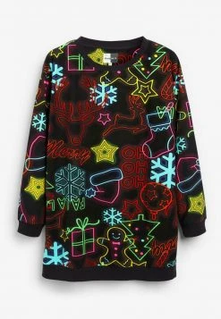 Next Damen CHRISTMAS MATCHING FAMILY WOMENS NEON LIGHTS - Nachtwäsche Set - Black -Next Verkäufe 2022 9e17ef3f393640ef87e40cedba9f4523