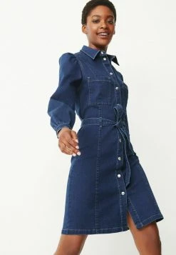 Next Damen LONG SLEEVE - Jeanskleid - Dark-blue Denim -Next Verkäufe 2022 9e8e0eed544e4cebad2e01a8577e422b