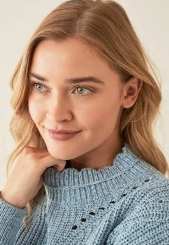 Next Damen HI NECK HEM LAYER STITCH DETAIL - Strickpullover - Blue -Next Verkäufe 2022 9ebb2e3caed5469d81cc864e6c10d167